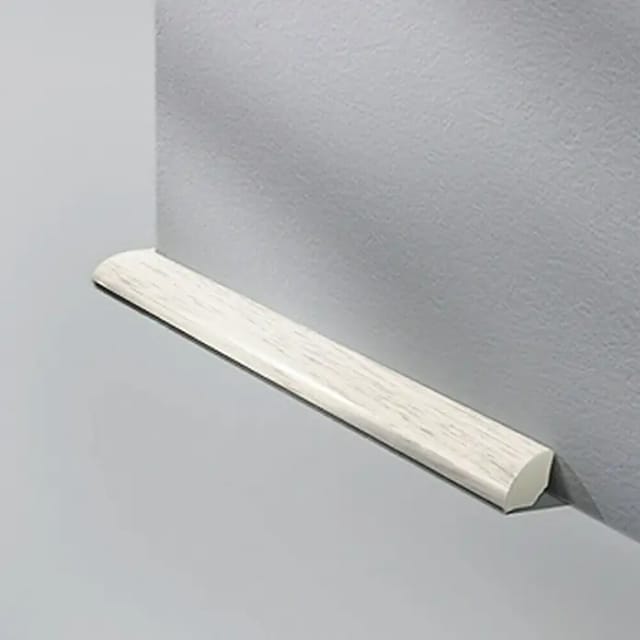 Viertelstab Kunststoff Esche-Weiß Nachbildung 14 mm x 14 mm x 2500 mm