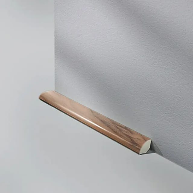 Viertelstab Kunststoff Nussbaum Nachbildung 14 mm x 14 mm x 2500 mm