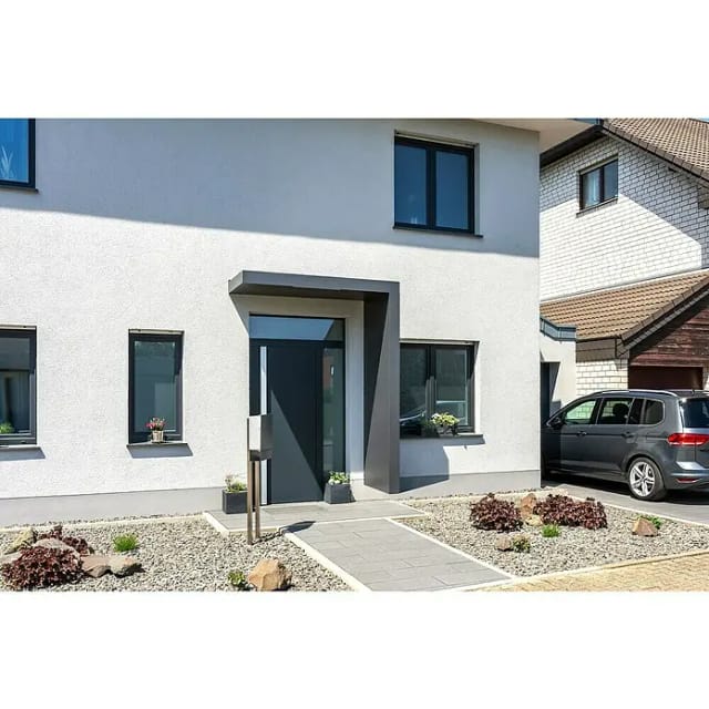 Gutta Rechteckvordach BS PLUS Anthrazit 160 x 90 cm Seite Rechts