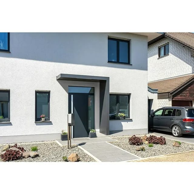 Gutta Rechteckvordach BS PLUS Anthrazit 200 x 90 cm Seite Rechts