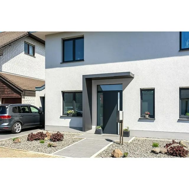 Gutta Rechteckvordach BS PLUS Anthrazit 200 x 90 cm Seite Links