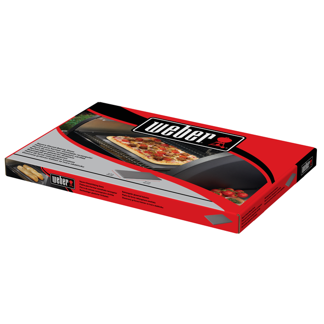 Weber Glasierter Pizzastein Rechteckig 44 cm x 30 cm