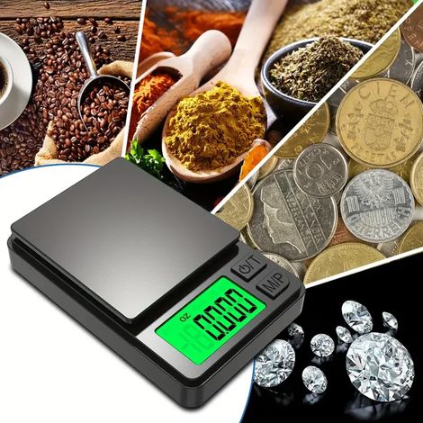 Balance Électronique Numérique, Pesage De Haute Précision, Lecture Rapide, Avec Écran Lcd Rétroéclairé 300/0,01 G-aquaforge