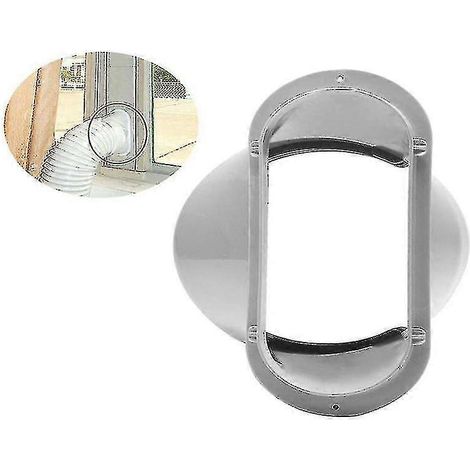 Adaptateur Pour Tuyau D'Évacuation D'Air Pour Climatisation, Portable, Universel, Équipement De Climatisation Mobile, Raccord Carré Simple 15 Cm--aquaforge