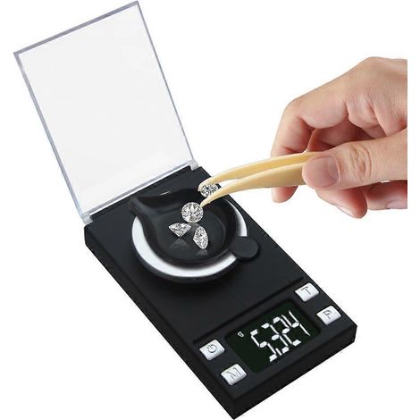 Balance Électronique De Précision (0,001 G À 100 G) Pour Bijoux, Laboratoire, Diamants, Or, Bactéries, Usage Médical, Balance De Poche Numérique Au Milligramme.-aquaforge