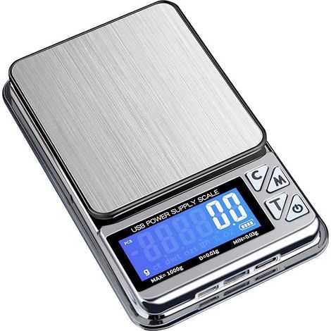 Balance Électronique Numérique, Écran Lcd, Usb, Haute Précision Pour Bijoux, 200 G/0,01 G-aquaforge