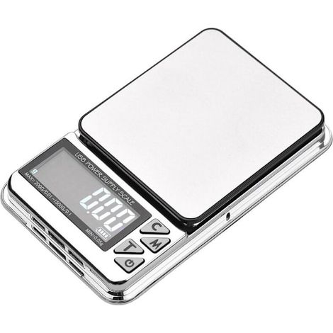 Balance Électronique Rechargeable Usb, Balance Électronique De Haute Précision Pour Bijoux (1000 G/0,01 G)-aquaforge