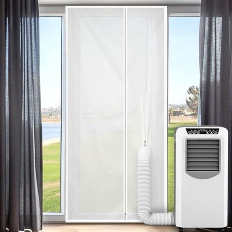 Joint De Porte Pour Climatiseur Portable 90 X 210 Cm - Polyester 210d Imperméable - Installation Facile Sans Perçage - Compatible Avec Tous Les Modèles-aquaforge