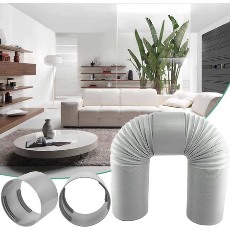 Adaptateur D'Évacuation De Climatisation, Tuyau De Raccordement Et Rallonge D'Évacuation Pour Climatiseur Portable (b-130 Mm)-aquaforge