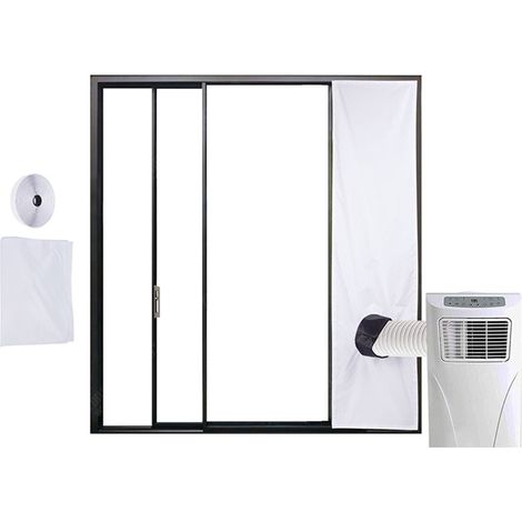 Joint D'Étanchéité Pour Fenêtre De Climatisation 300 Cm Pour Portes Coulissantes Avec Cordon De Serrage. Joint D'Étanchéité Pour Fenêtre De Climatisation Air White.-aquaforge