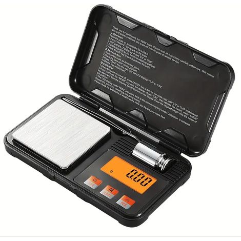 Balance Électronique Numérique Avec Pince À Épiler, Écran Lcd Rétroéclairé, Poids D'Étalonnage De 50 G, Précision De 200 G/0,01 G.-aquaforge