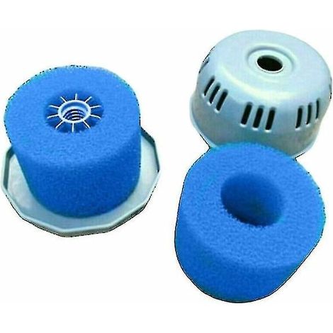 Lot De 4 Filtres En Biofoam Pour Cartouches Gonflables Lay Z Spa 58323 De Bestway-aquaforge