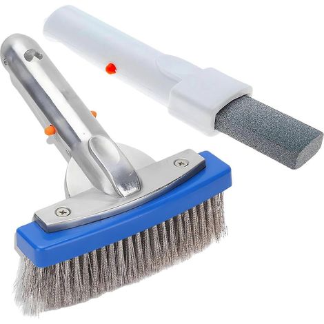 Brosse De Nettoyage Pour Piscine, Pour Les Parois, Le Fond, Les Marches Et Les Carreaux, Utilisation Manuelle Dans Les Spas, Les Lacs, Les Fontaines Et Les Baignoires-aquaforge