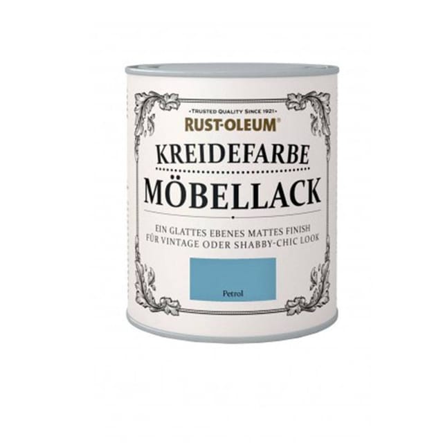 Rust-Oleum Kreidefarbe Möbellack Petrol Matt 750 ml