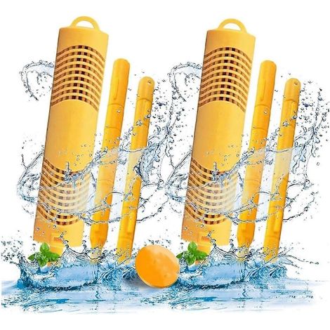 Tiges Minérales Pour Spa, Accessoires Pour Jacuzzi, Filtre À Tiges Minérales Pour Spa Et Jacuzzi, Jaune, Lot De 2, 2025e Anniversaire-aquaforge