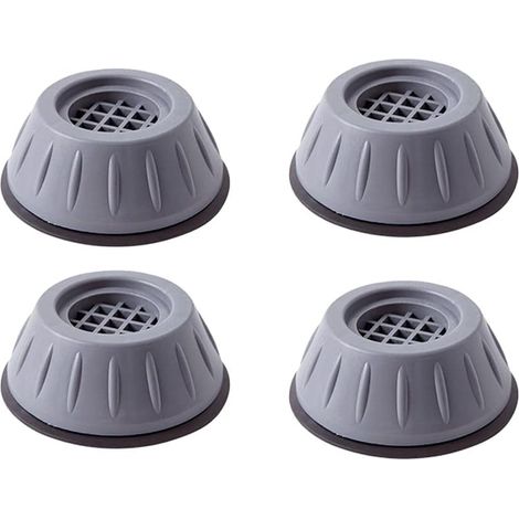 Support Pour Machine À Laver Avec Amortisseur De Chocs Pieds Anti-vibrations, Stabilisateurs Antibruit (4 Pièces, 8 Cm)-aquaforge