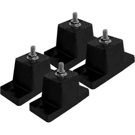 4 Patins Antichoc Pour Support De Climatiseur Extérieur, Base Antidérapante Renforcée-aquaforge