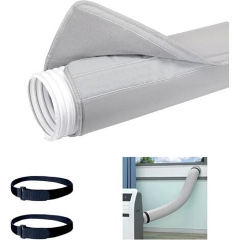 Gaine Isolante Pour Tuyau D'Évacuation De Climatiseur Portable. Diamètre : 30 À 38 Cm. Accessoires Pour Tuyau D'Évacuation De Climatiseur.-aquaforge