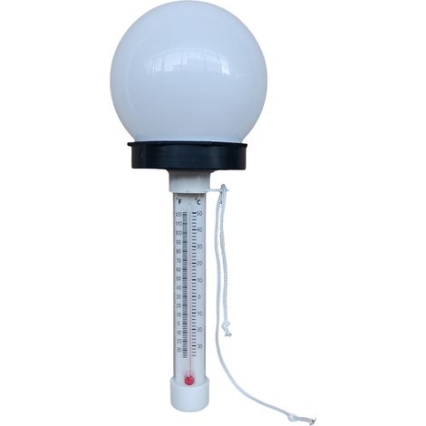 Thermomètre Solaire Numérique Flottant Pour Piscines, Avec Led, Résistant Aux Chocs, Pour Mesurer La Température De L'Eau Des Piscines Et Spas.-aquaforge
