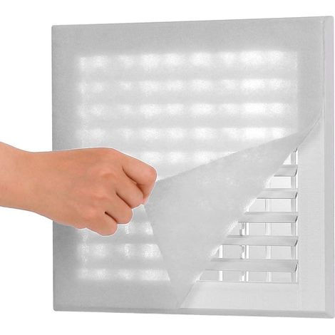 Kit Complet De Filtres Pour Grilles D'Aération - Support Électrostatique 200 Cm X 100 Cm Avec Ruban Adhésif De Fixation De 4 Mètres - Plus De 36 Filtres Par Rouleau-aquaforge