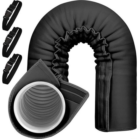 Gaine Isolante De 150 X 53 Cm Pour Climatiseurs Portables. Convient Aux Tuyaux D'Évacuation D'Un Diamètre De 12,7 À 15 Cm (5 À 5,9 Pouces). Assure Une Isolation Thermique.-aquaforge