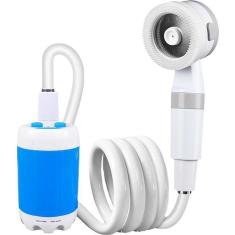 Pompe De Douche Portable Pour Camping, Débit Réglable, Pompe À Eau Rechargeable-aquaforge