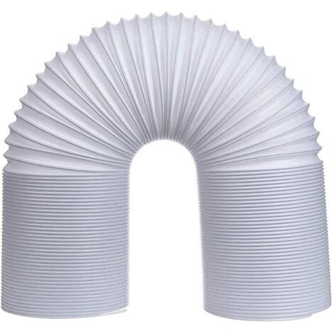 Tuyau D'Évacuation Pour Climatiseur Portable, Tuyau D'Évacuation Pour Climatiseur Portable Ø13/15cm, Diamètre 150mm, Tuyau De Ventilation (diamètre Extérieur 15cm, Longueur 2m)-aquaforge