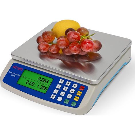 Balance De Cuisine Électronique 30 Kg/1 G En Acier Inoxydable. Balance Alimentaire Numérique Avec Affichage Lcd. Piles Et Adaptateur Secteur 6 V Inclus.-aquaforge