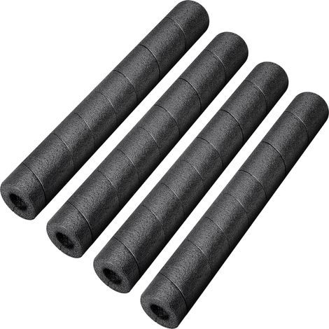 Lot De 4 Protections Multifonctionnelles Pour Tuyaux De Piscine, En Mousse Noire De 40 Cm, Pour Poignées Et Tuyaux D'Eau En Hiver.-aquaforge