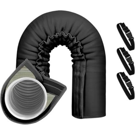 Gaine Isolante Réglable À 3 Couches Pour Tuyau De Climatiseur Portable, Pour Une Utilisation Intérieure Et Extérieure, Diamètres 13 Cm Et 15 Cm-aquaforge