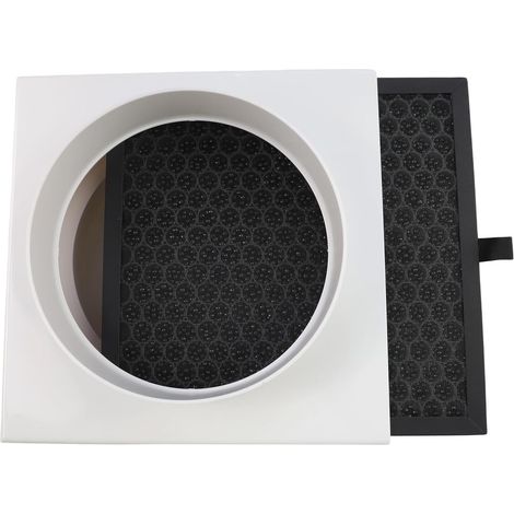 Filtre À Air Rétractable Hepa Pour Conduit De Ventilation, Compatible Avec Les Tuyaux En Pvc, Pe Et Aluminium (160 Mm)-aquaforge