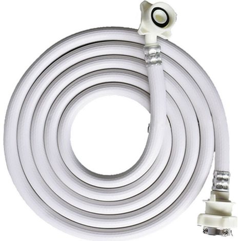 Tuyau D'Arrivée D'Eau Pour Machine À Laver, Rallonge Universelle, Tuyau D'Injection D'Eau, Raccord De Rallonge Blanc -aquaforge