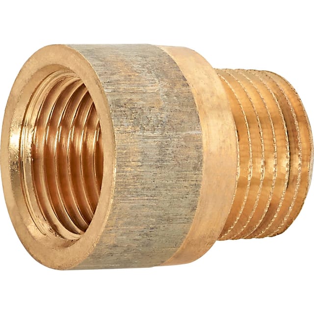 Hahnverlängerung 18,6 mm (Rp 1/2) x 21 mm (R 1/2) Rotguss 17,5 mm
