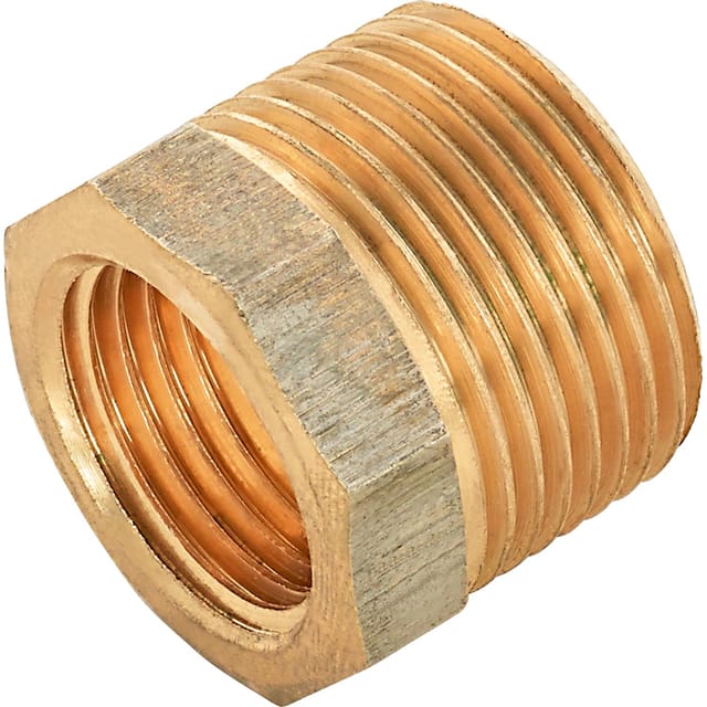 Gewinde-Reduzierstück 18,6 mm (Rp 1/2) x 26,4 mm (R 3/4) Rotguss