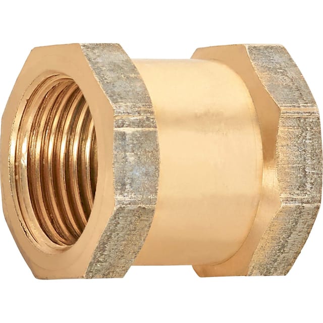 Gewinde-Muffe 14,9 mm (Rp 3/8) Rotguss