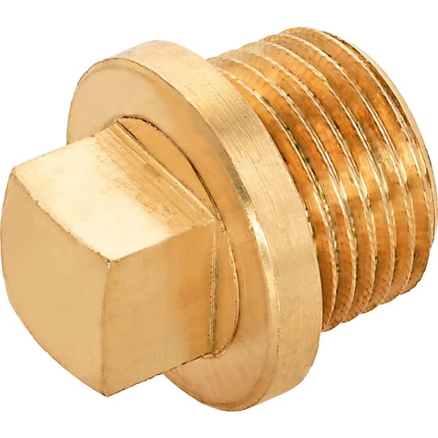 Gewinde-Stopfen 16,7 mm (R 3/8) Rotguss