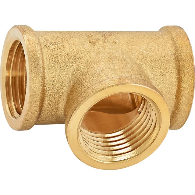 Gewinde-T-Stück 18,6 mm (Rp 1/2) Messing