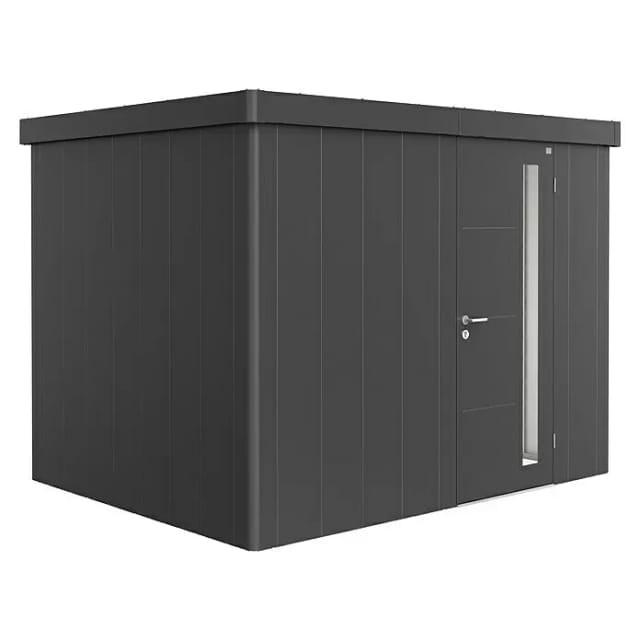 Biohort Gerätehaus Neo 2C Standardtüre Dunkelgrau-Metallic