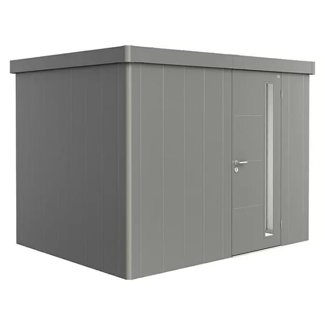 Biohort Gerätehaus Neo 2C Standardtüre Quarzgrau-Metallic