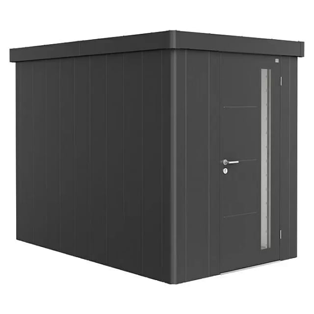 Biohort Gerätehaus Neo 3A Standardtüre Dunkelgrau-Metallic