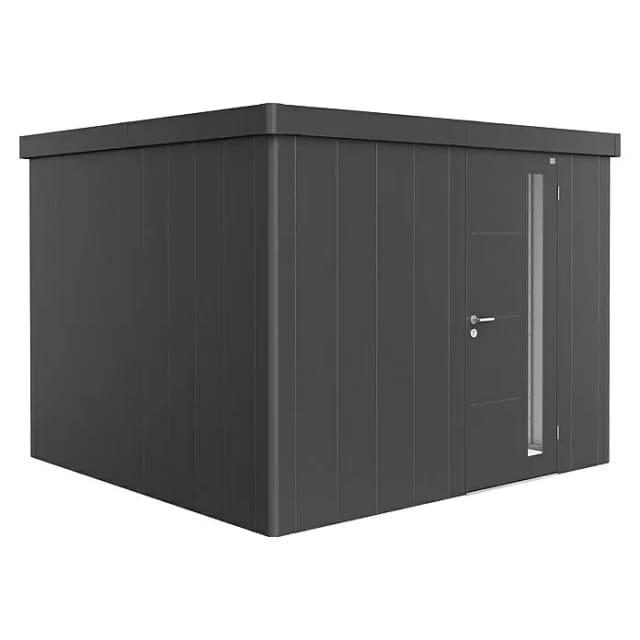 Biohort Gerätehaus Neo 3C Standardtüre Dunkelgrau-Metallic