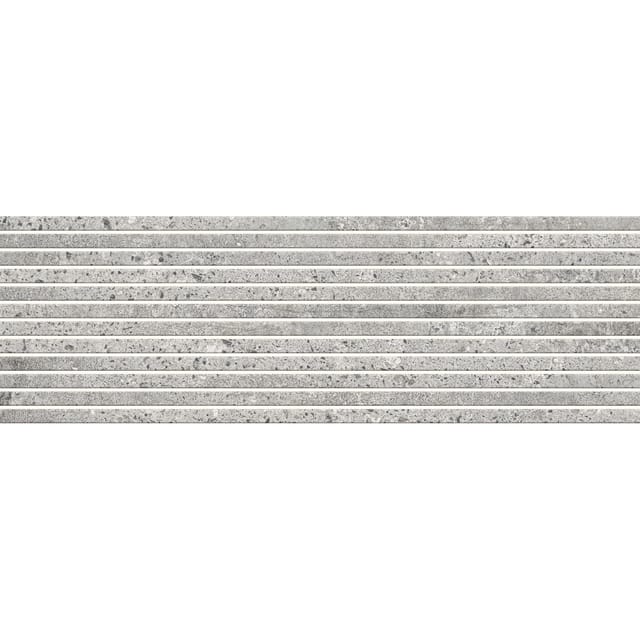 Cersanit Wandfliese Moonrow Steingut Grau Strukturiert 29 cm x 89 cm