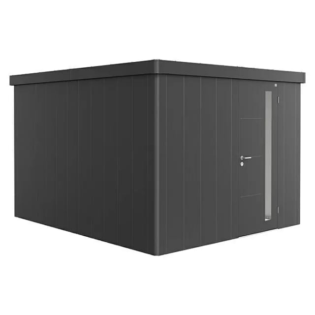 Biohort Gerätehaus Neo 4C Standardtüre Dunkelgrau-Metallic