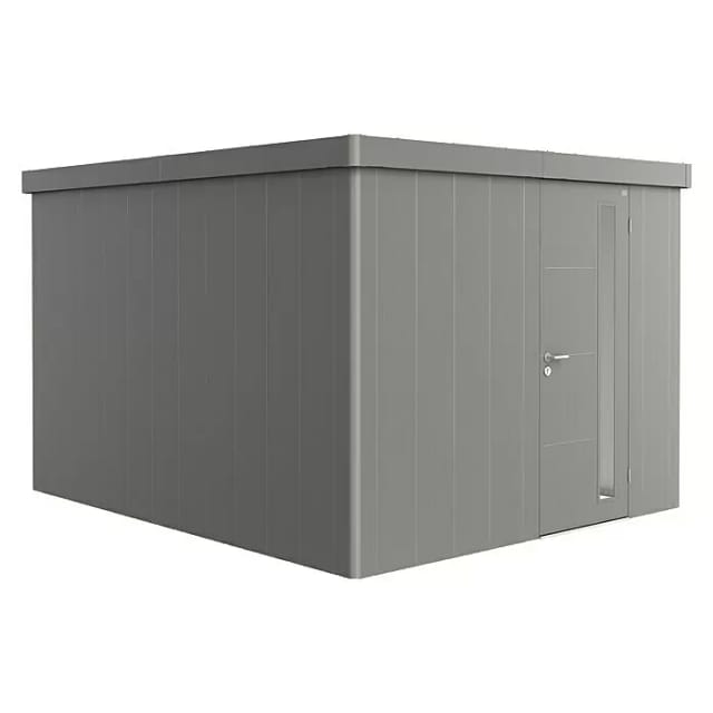 Biohort Gerätehaus Neo 4C Standardtüre Quarzgrau-Metallic