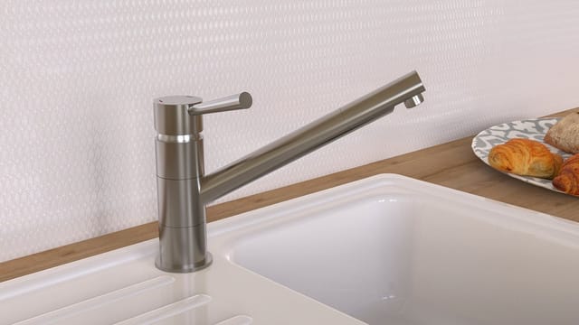 Schütte Spültischarmatur Cornwall Edelstahloptik