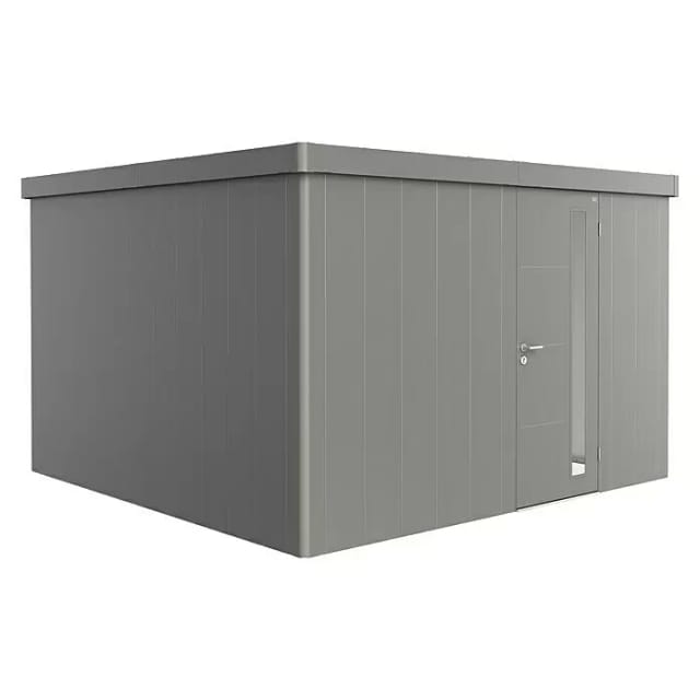 Biohort Gerätehaus Neo 4D Standardtüre Quarzgrau-Metallic