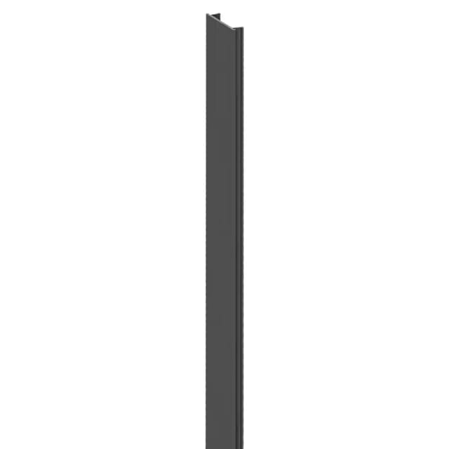 GroJa Alu-Stecksystem Pfostenabdeckleiste 300 cm Anthrazitgrau