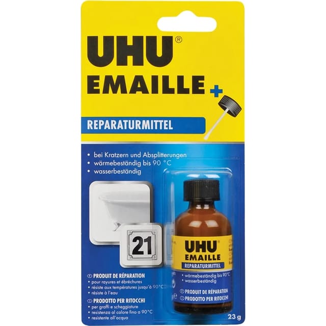 Uhu Emaille Reparaturmitttel Weiß 23 g