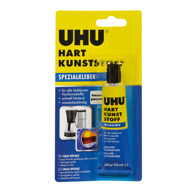 Uhu Hart Kunst Stoff Spezialkleber Transparent 30 g