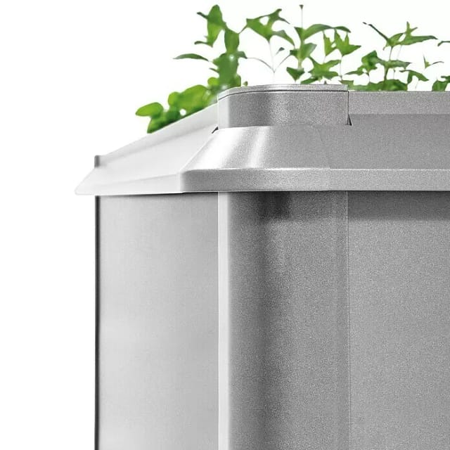 Biohort Schneckenschutz für Hochbeet 2 m x 0,5 m Quarzgrau-Metallic